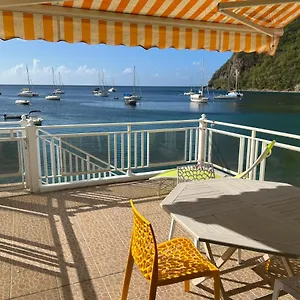 Ti Cabanon. Vue à Deshaies. , Deshaies Guadeloupe